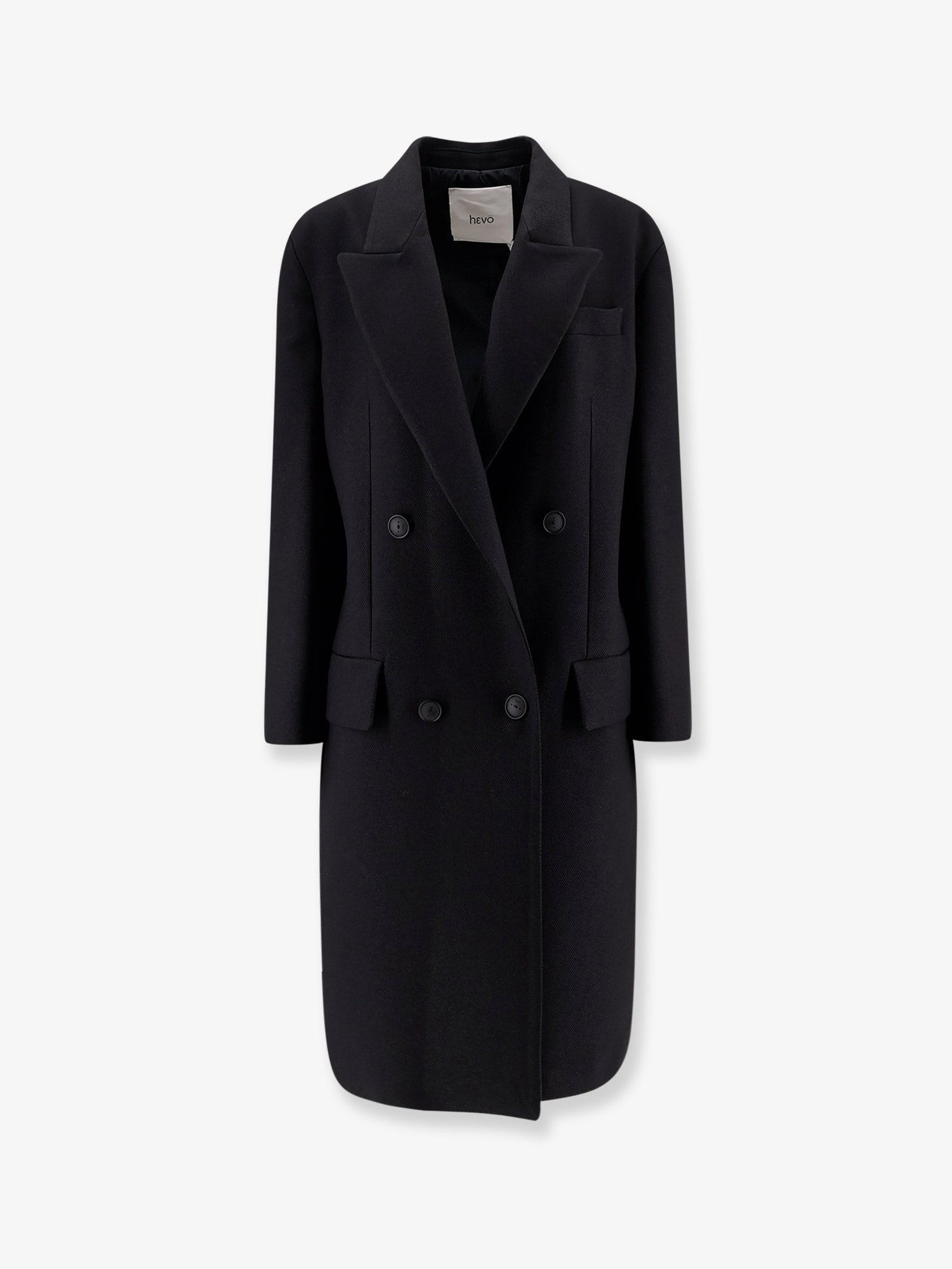 HEVO:Lucugnano double-breasted coat