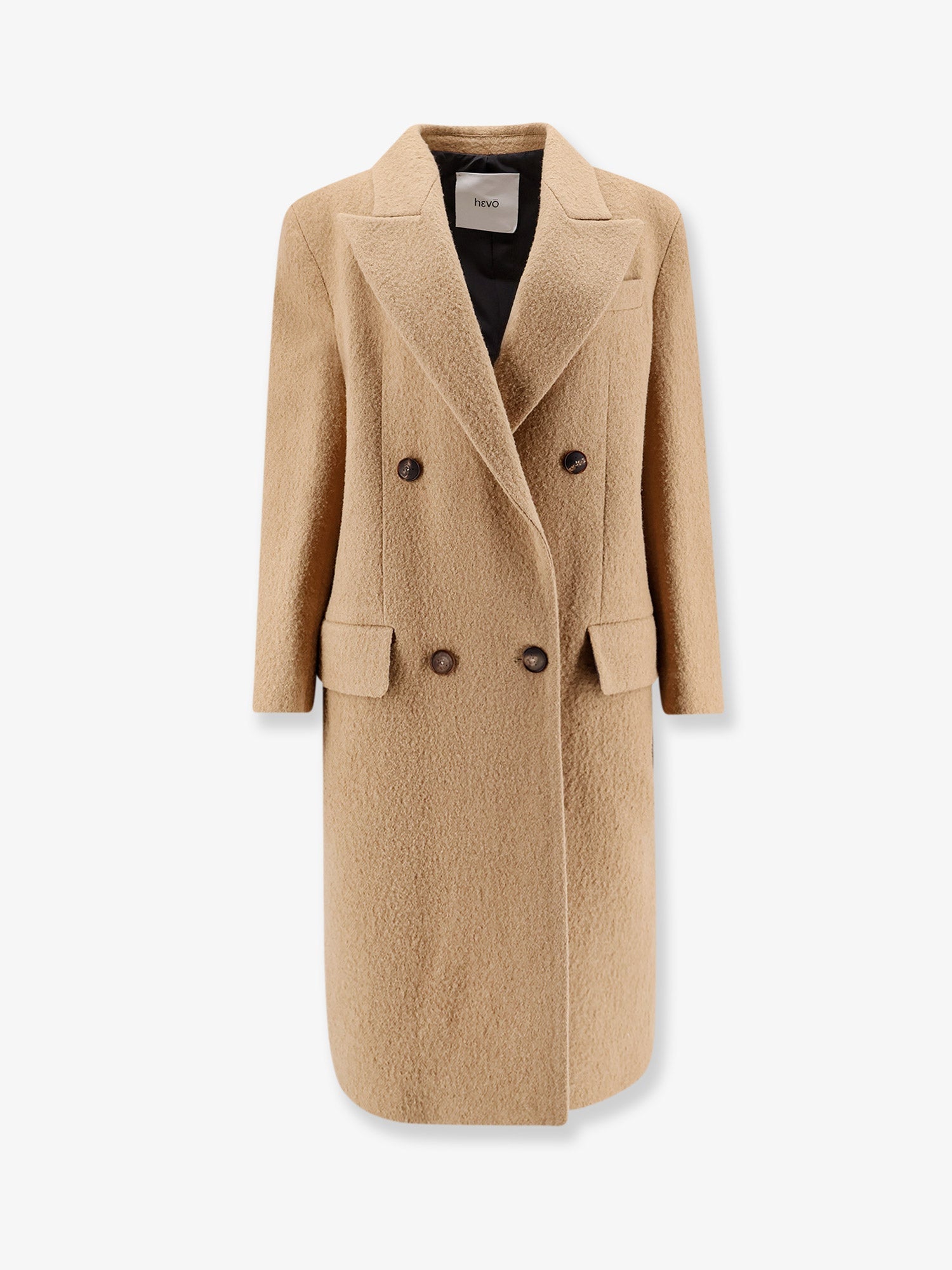 HEVO: Lucugnano virgin wool coat