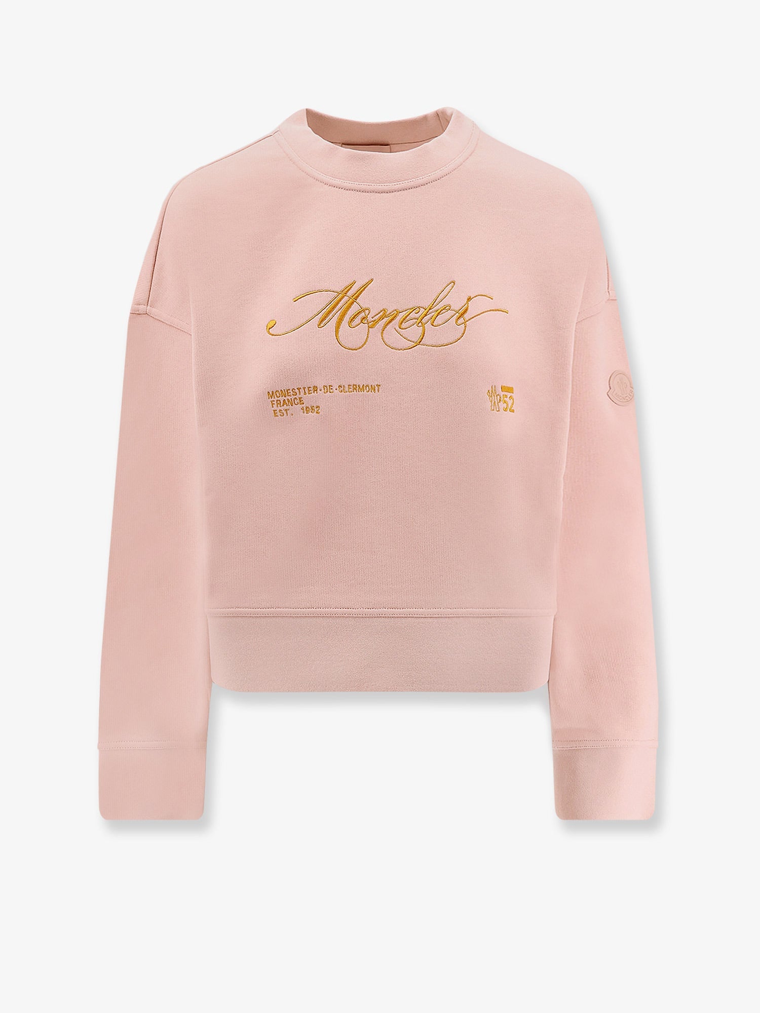 MONCLER:Cotton sweatshirt with Logo patch