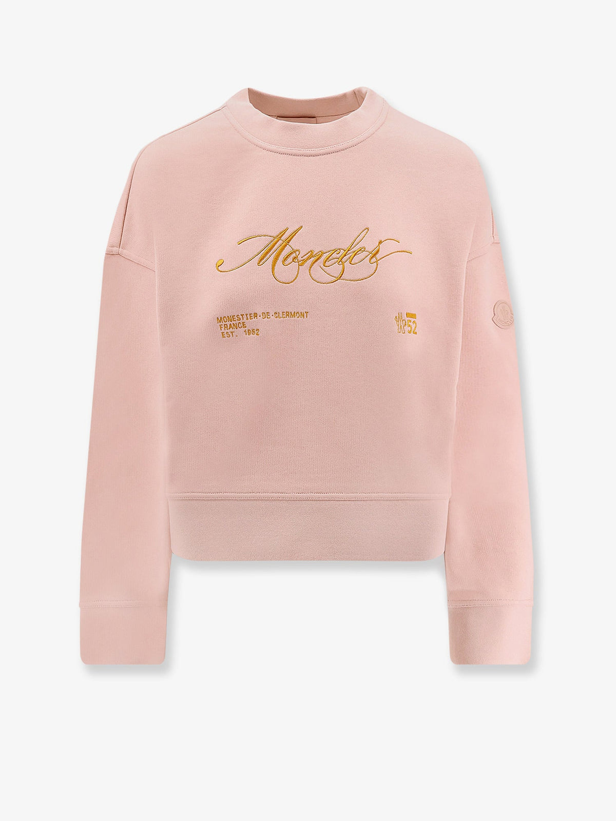 MONCLER:Cotton sweatshirt with Logo patch