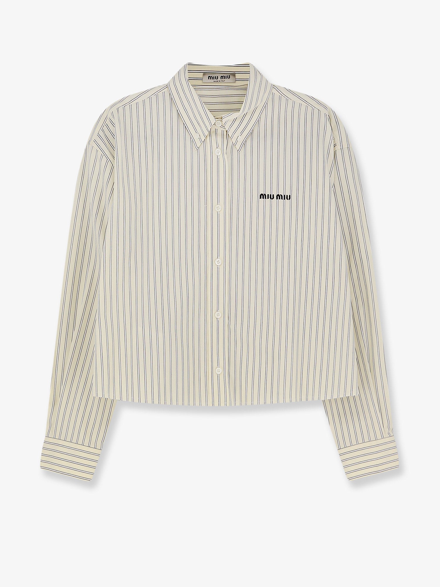 MIU MIU:  Striped cotton shirt