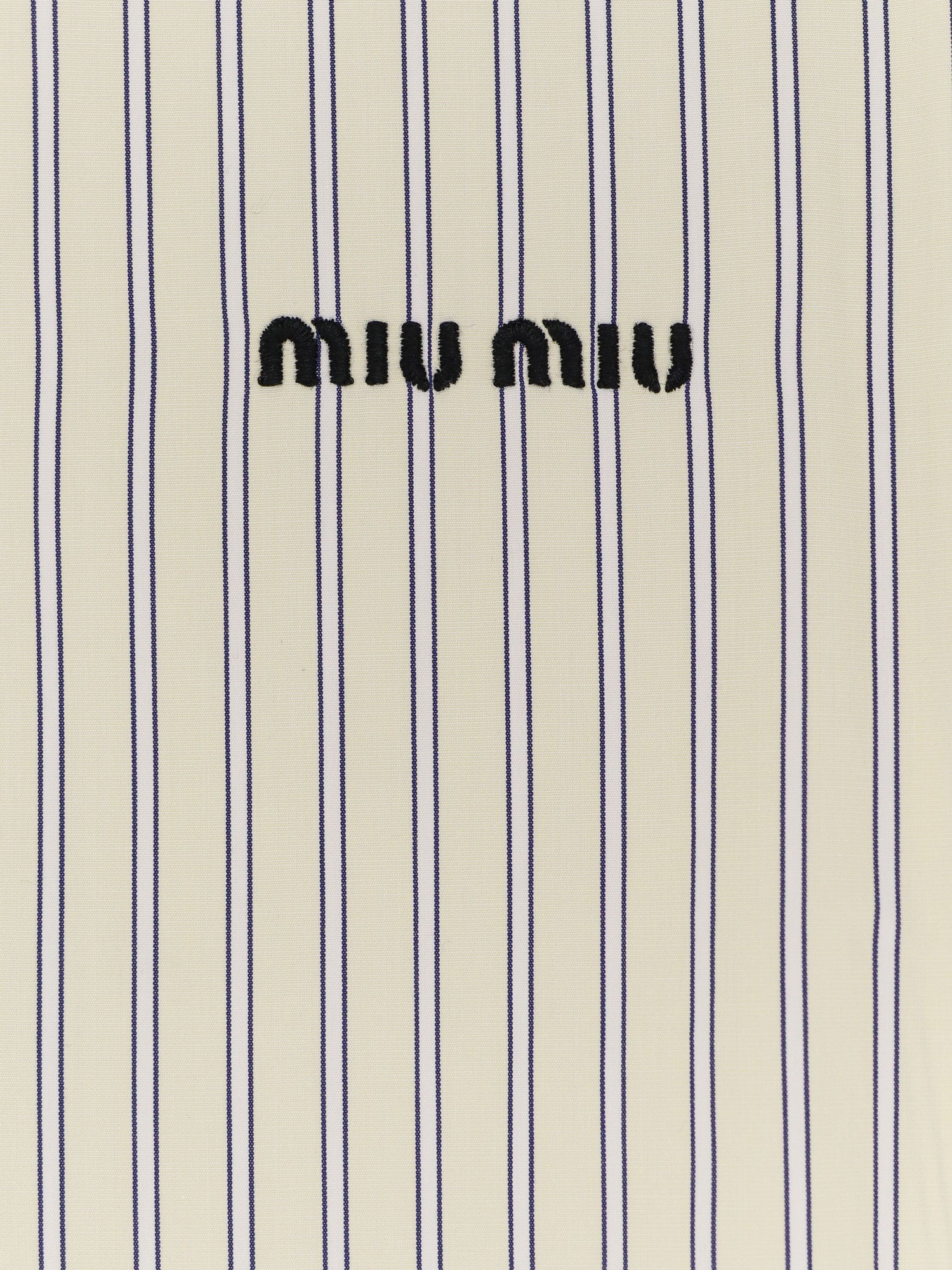 MIU MIU:  Striped cotton shirt