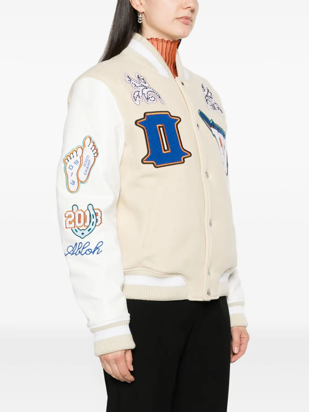 Off-white: VARSITY JACKET