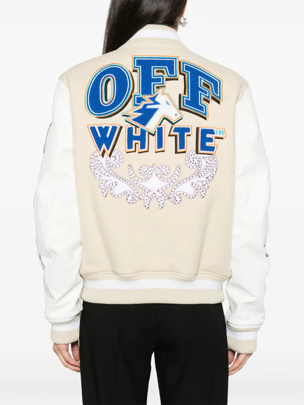 Off-white: VARSITY JACKET