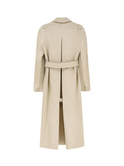 ALEXANDER MCQUEEN:Cotton trench with Puff sleeves