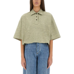 Bottega Veneta:COTTON PIQUE POLO SHIRT