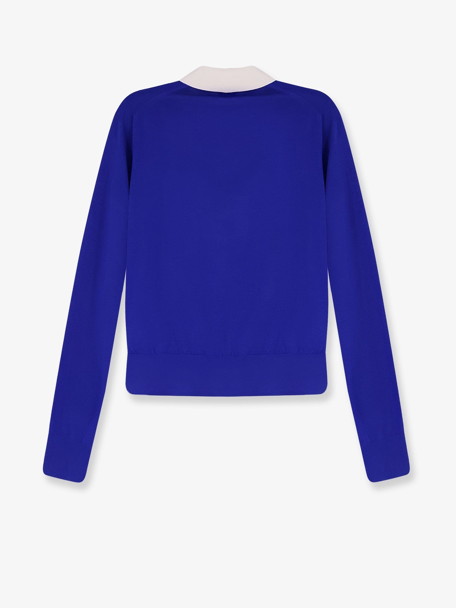 CELINE: Cashmere and silk polo shirt with logo embroidery on the front