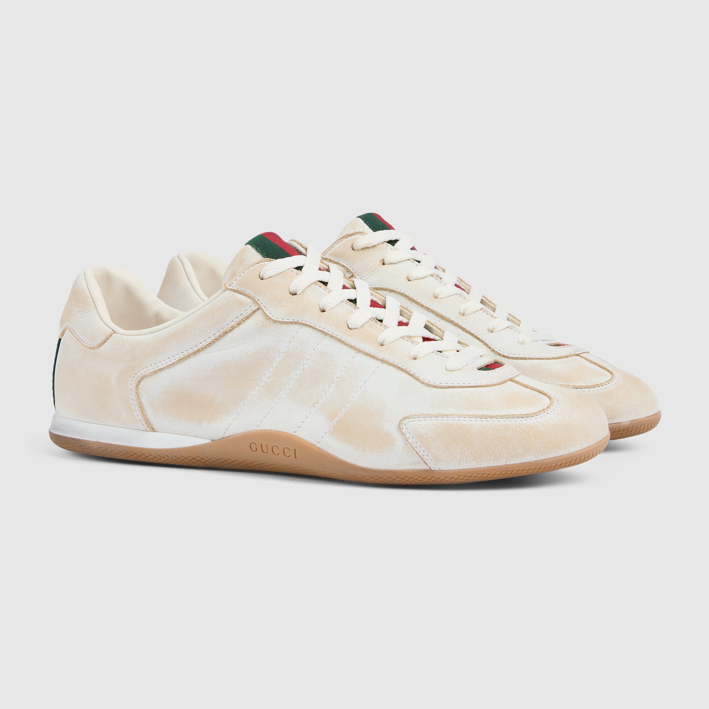 Gucci Shift faded leather sneakers