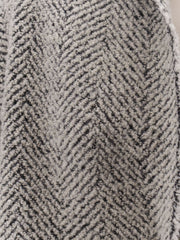 ALBERTA FERRETTI:Bouclé coat with herringbone pattern