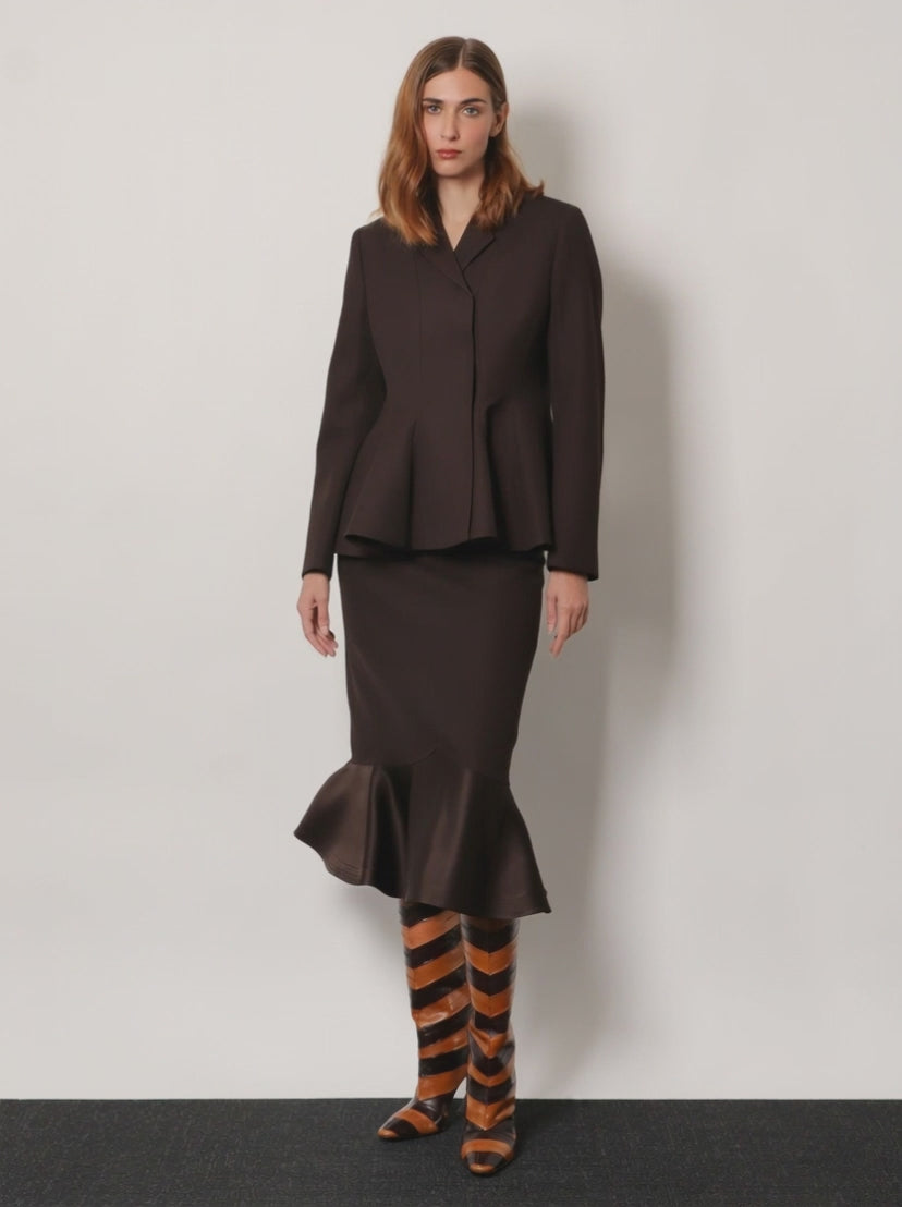 FENDI Grain-de-poudre wool blazer